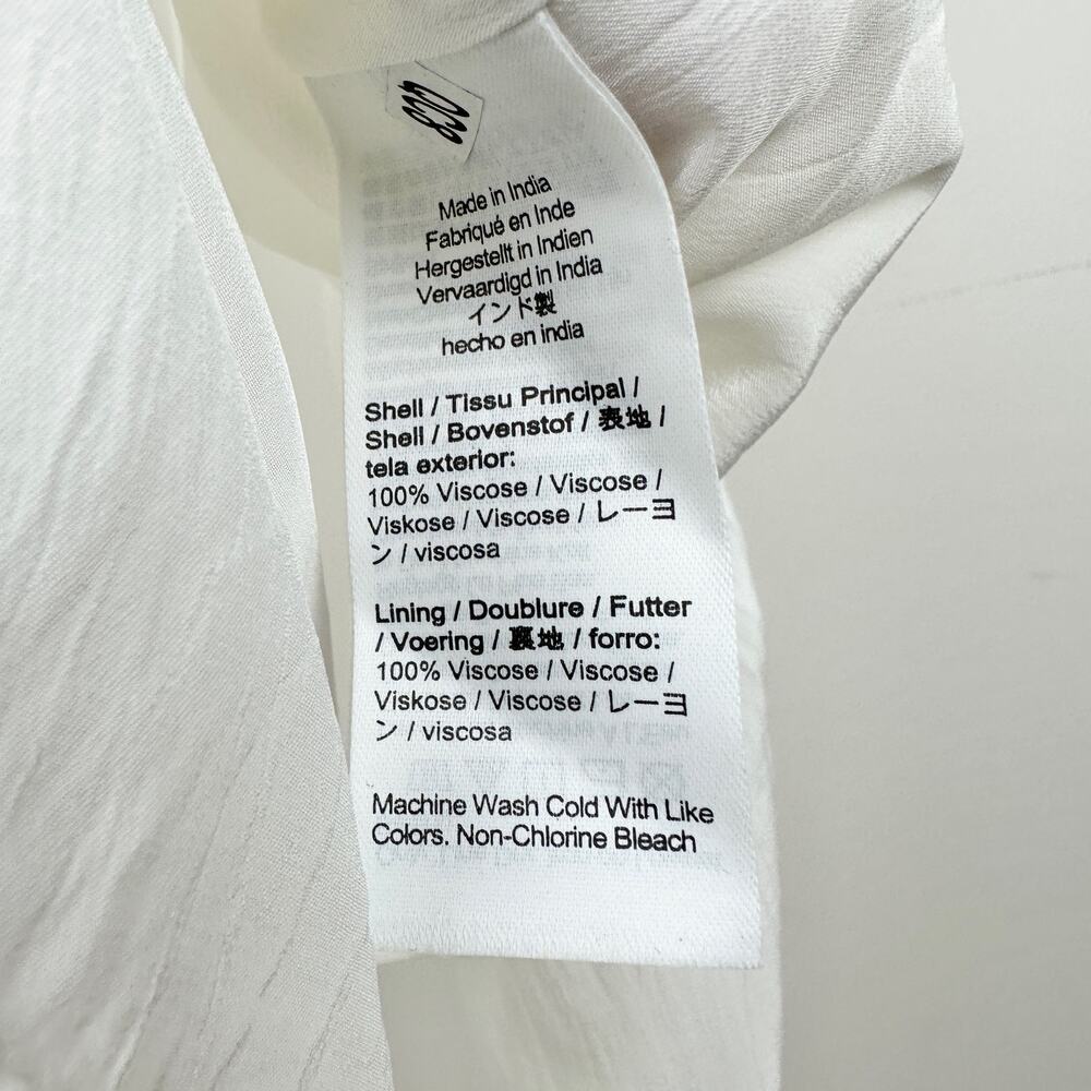 J.Crew Collection Sheer Maxi Dress Viscose Oversized Minimalist Boho Medium NWT - Picture 9 of 12